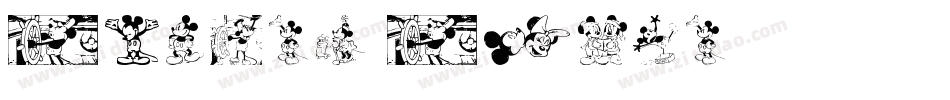 Mickey Mouse字体转换